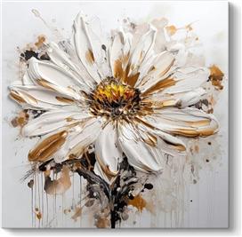 Megapap Daisy Πίνακας σε Καμβά 80x80cm 0257804