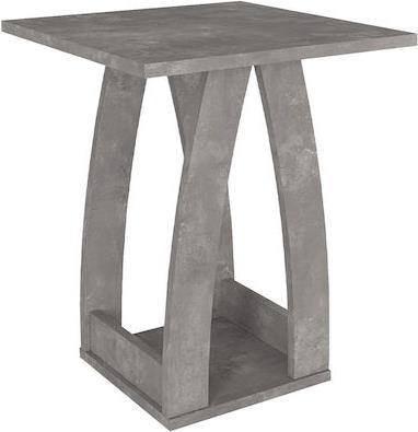 Megapap Deros Κομοδίνο Ξύλινο Γκρι 45x45x56cm 0291254