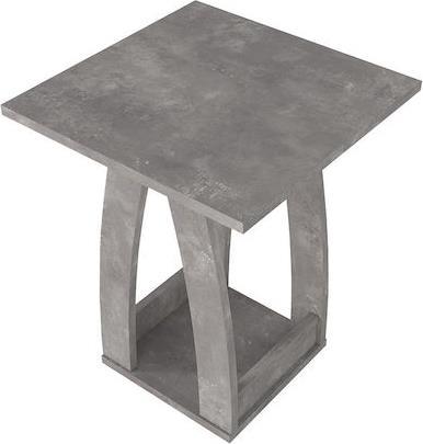 Megapap Deros Κομοδίνο Ξύλινο Γκρι 45x45x56cm 0291254
