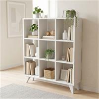 Megapap Dokia Βιβλιοθήκη Λευκή 88.4x19.8x100.3cm 0286021