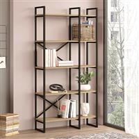 Megapap Dusan Βιβλιοθήκη Sepet Oak 87.5x30x175cm 0249808