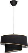 Megapap Edna Μοντέρνο Κρεμαστό Φωτιστικό Μονόφωτο με Ντουί E27 σε Μαύρο Χρώμα GP036-0031,1