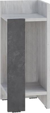 Megapap Elos Κομοδίνο Ξύλινο Λευκό 25x27x60cm 0273529