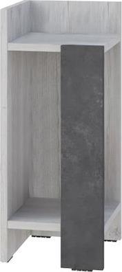 Megapap Elos Κομοδίνο Ξύλινο Λευκό 25x27x60cm 0273530