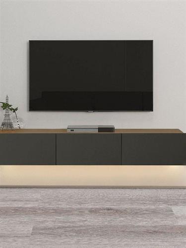Megapap Έπιπλο Τηλεόρασης Ξύλινο Damla Μ180xΠ29.5xΥ29.5cm 0228124