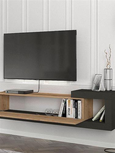 Megapap Έπιπλο Τηλεόρασης Ξύλινο Volare Μ150xΠ29.6xΥ38.6cm 0228149
