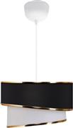 Megapap Fanny Μοντέρνο Κρεμαστό Φωτιστικό Μονόφωτο με Ντουί E27 σε Μαύρο Χρώμα 0226749