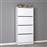 Megapap Flat Duo Ξύλινη Παπουτσοθήκη Λευκή 73x26x157cm 0080444