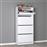 Megapap Flat Duo Ξύλινη Παπουτσοθήκη Λευκή 73x26x157cm 0080444