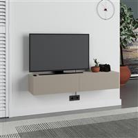 Megapap Francy Έπιπλο Τηλεόρασης Ξύλινο Sandstone Μ135xΠ31.7xΥ25cm 0273544