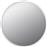 Megapap Glob Καθρέπτης Τοίχου με Λευκό Ξύλινο Πλαίσιο Μήκους 59cm 0216051