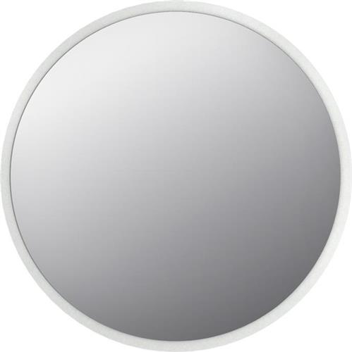 Megapap Glob Καθρέπτης Τοίχου με Λευκό Ξύλινο Πλαίσιο Μήκους 59cm 0216051