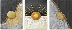 Megapap Golden Sun Πίνακας σε Καμβά 126x55cm 0231932