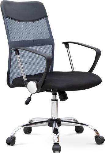 Megapap Καρέκλα Γραφείου με Μπράτσα Franco Γκρι 0223109