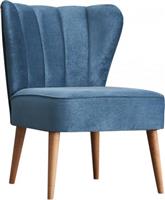 Megapap Layla Πολυθρόνα σε Μπλε Χρώμα 67x50x80cm 0213581