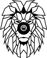 Megapap Lion Μοντέρνο Φωτιστικό Τοίχου με Ντουί E27 Μαύρο 39x12x49cm 0264500