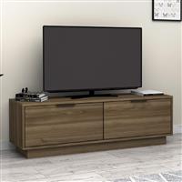 Megapap Lisa Έπιπλο Τηλεόρασης Ξύλινο Καρυδί Μ140xΠ35xΥ43cm 0249665