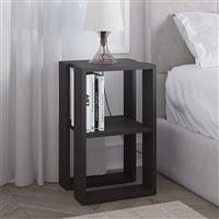 Megapap Lonie Κομοδίνο Ξύλινο Γκρι 34x30x55cm 0234821