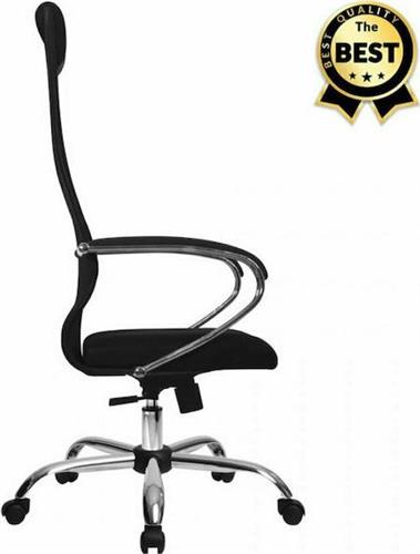 Megapap Lord Ύφασμα Mesh Μαύρη 66.5x70x123-133cm