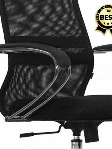 Megapap Lord Ύφασμα Mesh Μαύρη 66.5x70x123-133cm