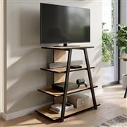 Megapap Lyno Έπιπλο Τηλεόρασης από Μέταλλο & Ξύλο Sapphire Oak Μ70.4xΠ54xΥ80cm 0286463