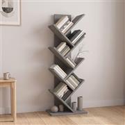 Megapap Maxy Βιβλιοθήκη Γκρι Σκυροδέματος 45x26.4x120cm 0291099