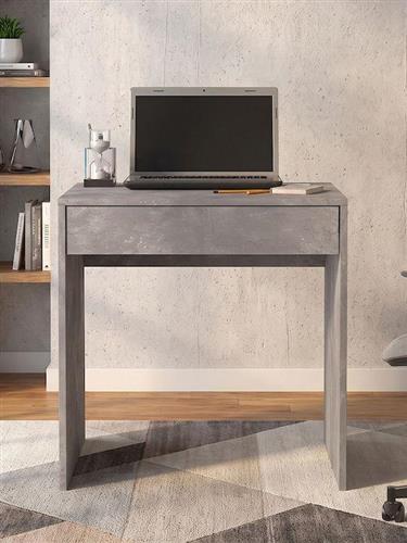 Megapap Mida Γραφείο Ξύλινο Γκρι Σκυροδέματος 72x60x73.8cm 0291231