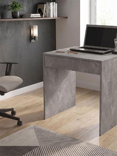 Megapap Mida Γραφείο Ξύλινο Γκρι Σκυροδέματος 72x60x73.8cm 0291231