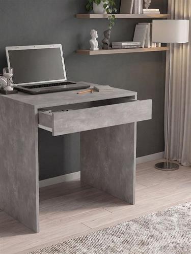 Megapap Mida Γραφείο Ξύλινο Γκρι Σκυροδέματος 72x60x73.8cm 0291231