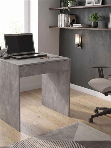 Megapap Mida Γραφείο Ξύλινο Γκρι Σκυροδέματος 72x60x73.8cm 0291231