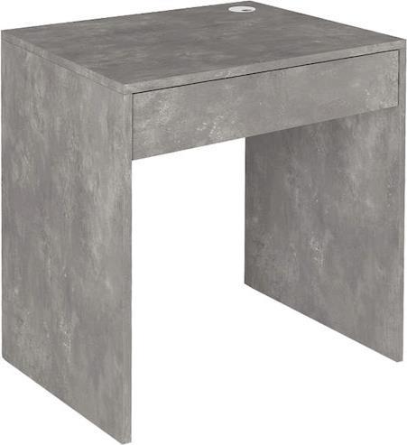 Megapap Mida Γραφείο Ξύλινο Γκρι Σκυροδέματος 72x60x73.8cm 0291231