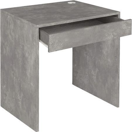 Megapap Mida Γραφείο Ξύλινο Γκρι Σκυροδέματος 72x60x73.8cm 0291231