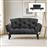 Megapap Nitta Διθέσιος Καναπές Κρεβάτι Ανθρακί 155x70x85cm 0291462