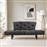 Megapap Nitta Διθέσιος Καναπές Κρεβάτι Ανθρακί 155x70x85cm 0291462