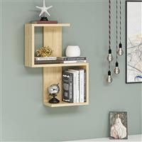 Megapap Octa Ράφι Τοίχου Sapphire Oak 45x16.4x60cm 0273236