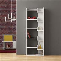 Megapap Oppa Βιβλιοθήκη Λευκό 60x22x162cm GP037-0036,5