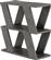 Megapap Ορθογώνιο Βοηθητικό Τραπεζάκι Lazena Ξύλινο Ανθρακί Μ60xΠ22xΥ57cm 0214198