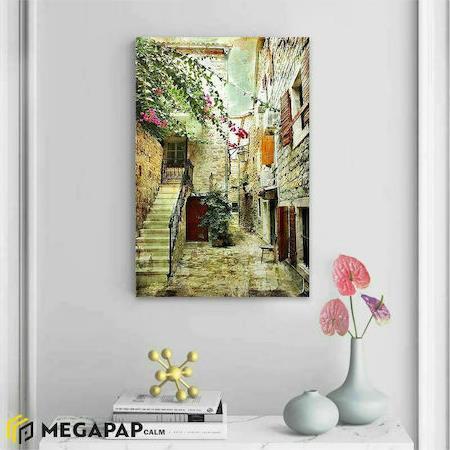 Megapap Picturesque Neighborhood Καμβάς Ψηφιακής Εκτύπωσης 40x60x3cm