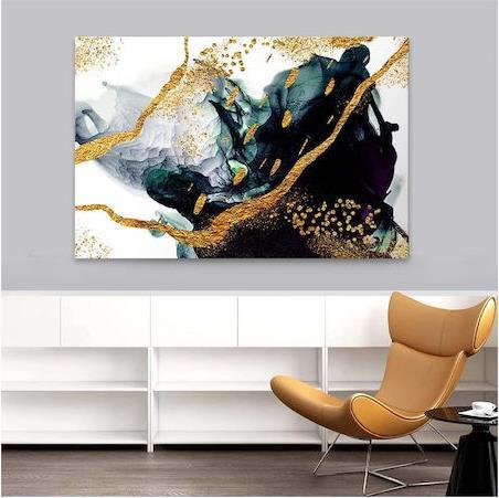 Megapap Πίνακας σε Καμβά Sapphire 100x70cm 0222727