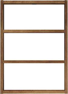 Megapap Prena Ράφι Τοίχου Καρυδί 43.2x9x60cm 0276819