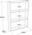 Megapap Prena Ράφι Τοίχου Λευκό 43.2x9x60cm 0276820