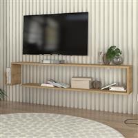 Megapap Regnar Έπιπλο Τηλεόρασης από Μέταλλο & Ξύλο Sapphire Oak Μ168.6xΠ25xΥ31.8cm 0253771