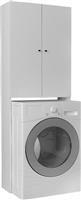 Megapap Romme Ντουλάπι Μπάνιου Πλυντηρίου Μ65xΒ27.1xΥ180cm Λευκό 0249142