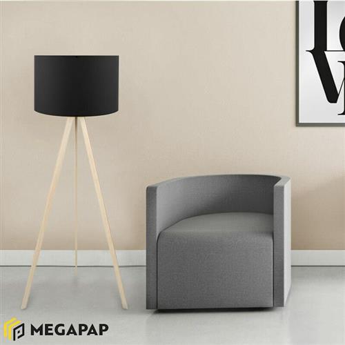 Megapap Rosling Ξύλινο Φυσικό-Μαύρο 38x21x140cm