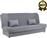 Megapap Tiko Plus Kαναπές-Κρεβάτι Τριθέσιος με Αποθηκευτικό Χώρο Γκρι 200x90x96cm