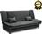 Megapap Tiko Plus Kαναπές-Κρεβάτι Τριθέσιος με Αποθηκευτικό Χώρο Σκούρο Γκρι 200x90x96cm
