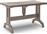Megapap Τραπέζι Εξωτερικού Χώρου από Πολυπροπυλένιο Callan Cappuccino 140x80x73cm 0226271