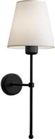 Megapap Verma Φωτιστικό Τοίχου με Ντουί E27 Μαύρο 13x13x50cm 0274412