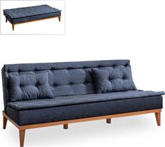 Megapap Veron Τριθέσιος Καναπές Κρεβάτι Σκούρο Μπλε 180x80cm 0234421
