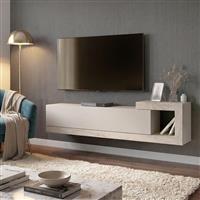 Megapap Volare Έπιπλο Τηλεόρασης από Μέταλλο & Ξύλο Sandstone-Travertine Μ150xΠ29.6xΥ38.6cm 0291229